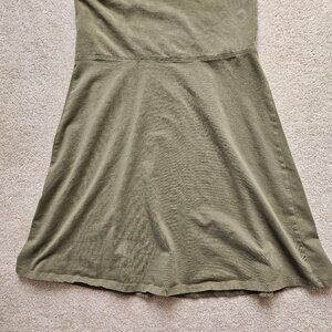 Olive Green Jersey knit skirt